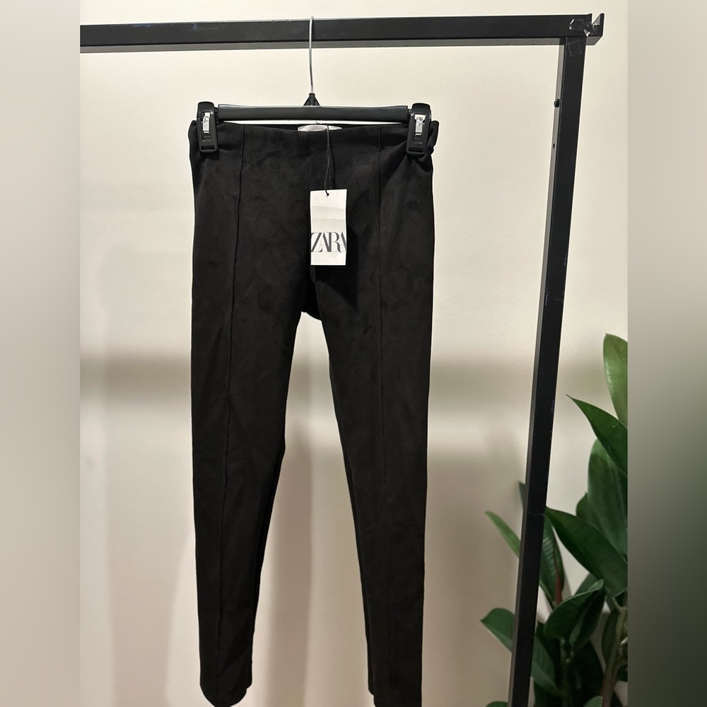 Brand New with Tag ZARA GIRLS suede stretch pants 13/14